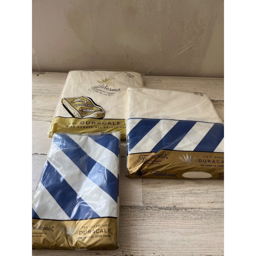 Fieldcrest full size sheet set Vintage NOS